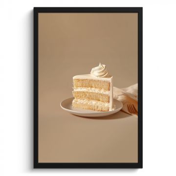Cuadros enmarcados - Tarta de vainilla - Tarta - Cremosa
