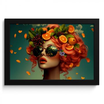 Mujer - Naranja - Bayas - Anaranjado