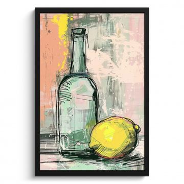 Cuadros enmarcados - Bodegón con limón