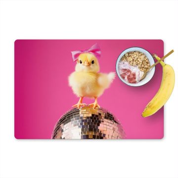 Salvamanteles - Discoball - Chick - Bow