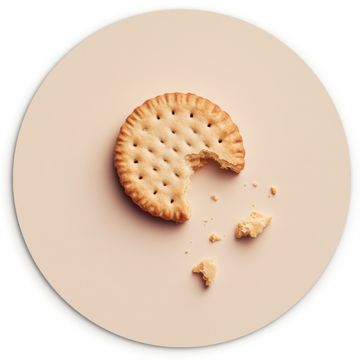 Cuadro redondo - Biscuit - Migas - beige