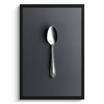 Cuadros enmarcados - Plata - Metal - Cuchara