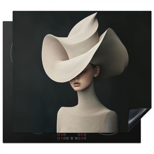 Protector de placa de induccion - Mujer - Ondulado - Sombrero