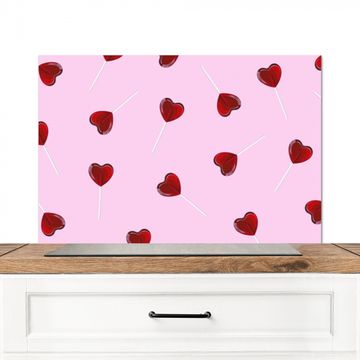 Salpicaderos de cocina - Rosa - Corazón - Piruleta - Caramelo