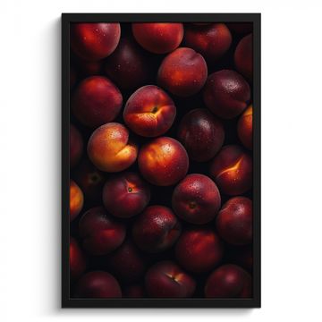 Cuadros enmarcados - Frutas - De cerca - Nectarinas