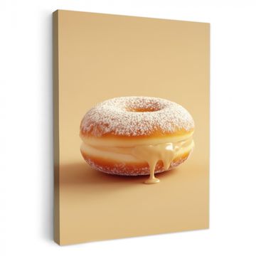 Lienzos decorativos - Donut - Cremoso - Azúcar glas - Beige