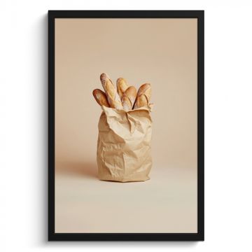 Cuadros enmarcados - Baguette - Pan - Baguette - Beige