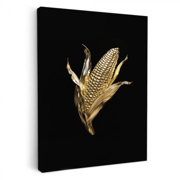 Lienzos decorativos - Maíz - Alimentos - Oro - Negro