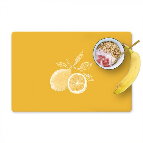 Salvamanteles - Limones - Ilustración - Minimalista - Amarillo
