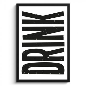 Cuadros enmarcados - Bebida - Negro - Blanco - Decoración