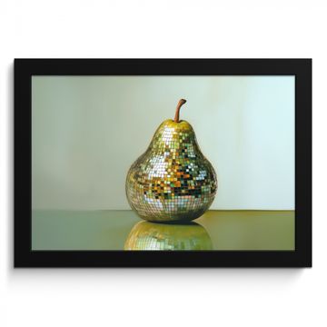 Cuadros enmarcados - Fruta - Disco - Arte - Purpurina