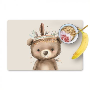 Salvamanteles - Oso - Boho - Túnica india - Animales