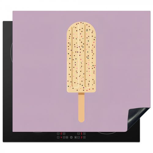 Protector de placa de induccion - Beige - Helado - Moteado