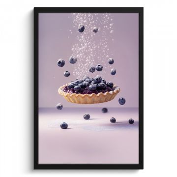 Cuadros enmarcados - Alimentación - Pastel - Bayas - Azul