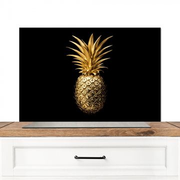 Salpicaderos de cocina - Piña - Negro - Oro - Lujo