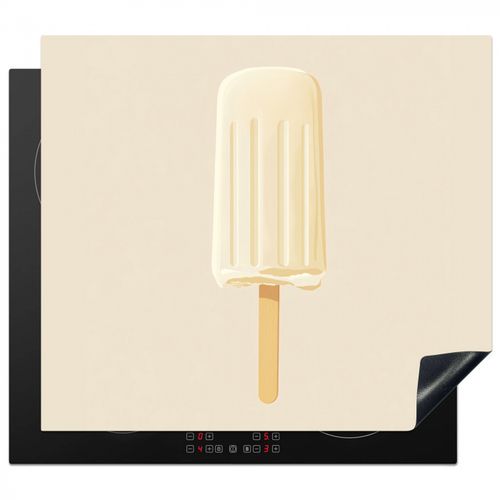 Protector de placa de induccion - Minimalista - Helado de agua - Stick - Beige