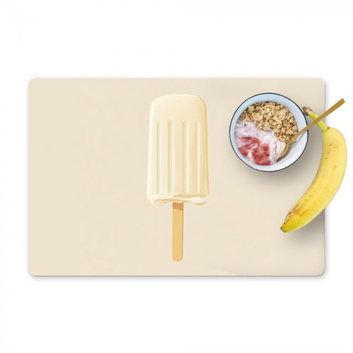 Salvamanteles - Minimalista - Helado de agua - Stick - Beige