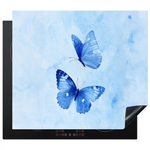 Protector de placa de induccion - Mariposas - Ornamental - Azul