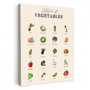 Lienzos decorativos - Recogida de verduras