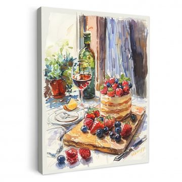 Lienzos decorativos - Bodegón culinario