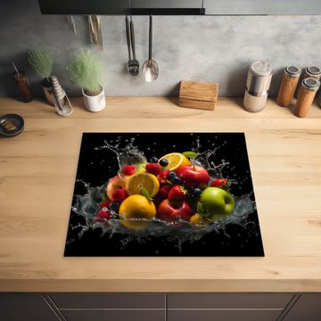 Protector de inducción - Fruta - Manzana - Naranja - Frutos rojos - Agua