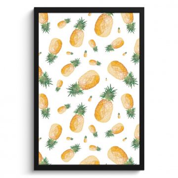 Quadros enmarcados - Piña Aquarelle