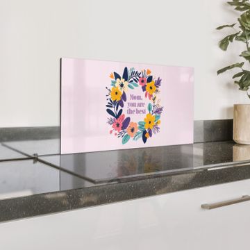 Corona de flores - Colorida - Madre