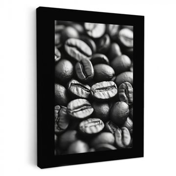Lienzos decorativos - Café en grano - Negro - Vintage