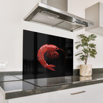 Salpicaderos de cocina - Camarón - Rojo - Animales