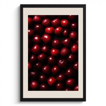 Cuadros enmarcados - Cereza - Rojo