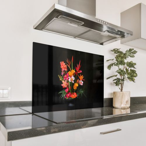 Salpicaderos de cocina - Ramo - Flores - Exótico