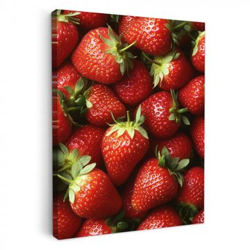 Lienzos decorativos - Fresa - Fruta - Rojo