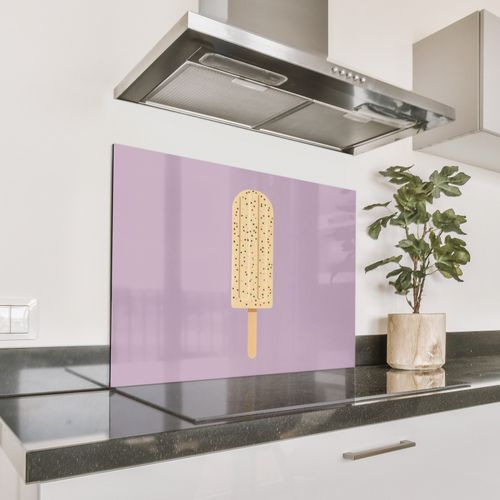 Salpicaderos de cocina - Beige - Helado - Moteado