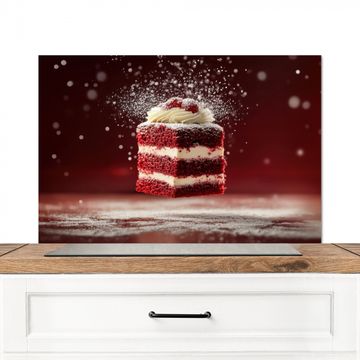 Salpicaderos de cocina - Red - Velvet - Pastel - Comida