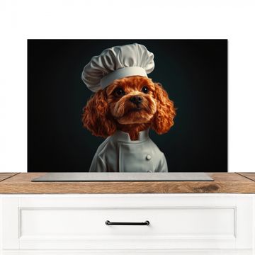 Salpicaderos de cocina - Marrón - Cocinero - Perro