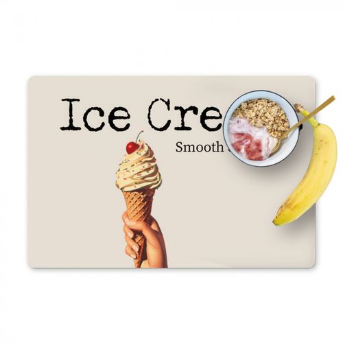 Salvamanteles - Helado - Helado suave - Colorido - Cereza