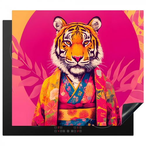 Protector de placa de induccion - Tigre - Kimono - Plantas - Rosa