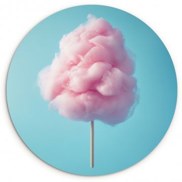 Cuadro redondo - Candyfloss - Dulce - Caramelo