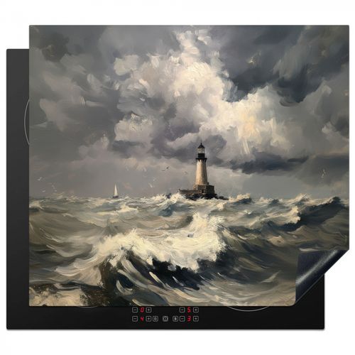 Protector de placa de induccion - Faro - Olas - Tormenta