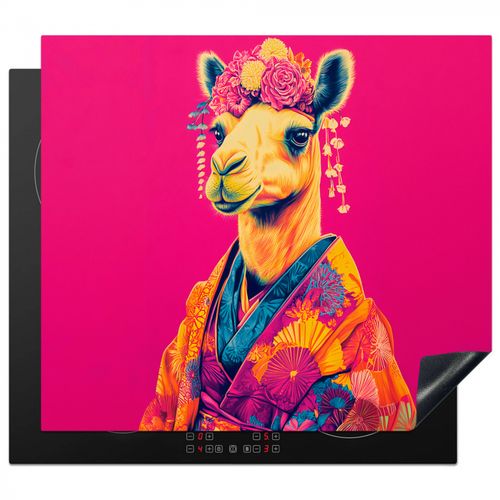 Protector de placa de induccion - Camello - Flores - Kimono - Abanicos