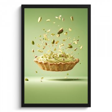 Cuadros enmarcados - Pistacho - Pastel - Frutos de cáscara - Alimentos