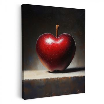 Lienzos decorativos - Manzana - Corazón - Rojo