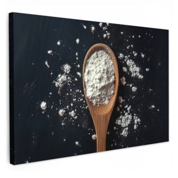 Lienzos decorativos - Harina - Madera - Cuchara