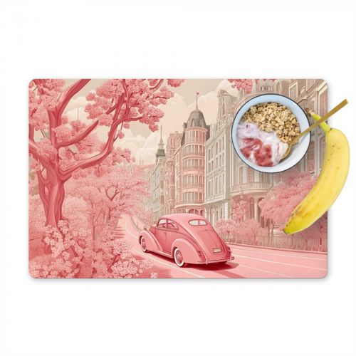 Ciudad - Coche - Rosa