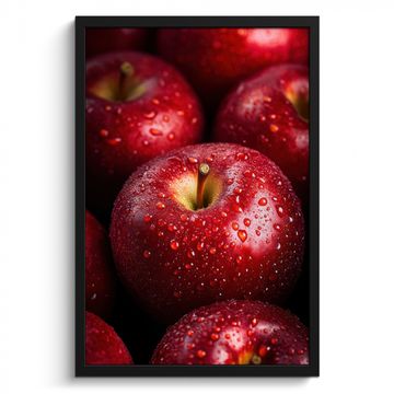 Cuadros enmarcados - Rojo - Manzanas - Frutas