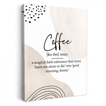Lienzos decorativos - El encanto del café