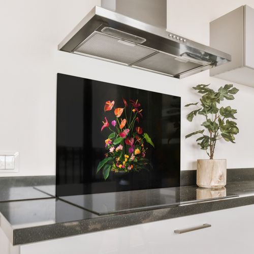 Salpicaderos de cocina - Flores - Jarrón - Colorido