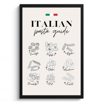 Cuadros enmarcados - Variaciones de pasta: Un viaje a Italia