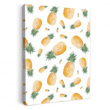 Lienzos decorativos - Piña Aquarelle