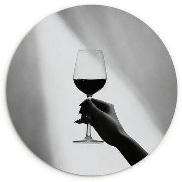 Cuadro redondo - Ligero - Vino - Tinto - Copa